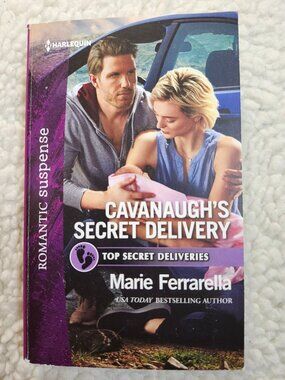 Marie Ferrarella Cavanaugh's Secret Delivery Paperback Harlequin Suspense Book